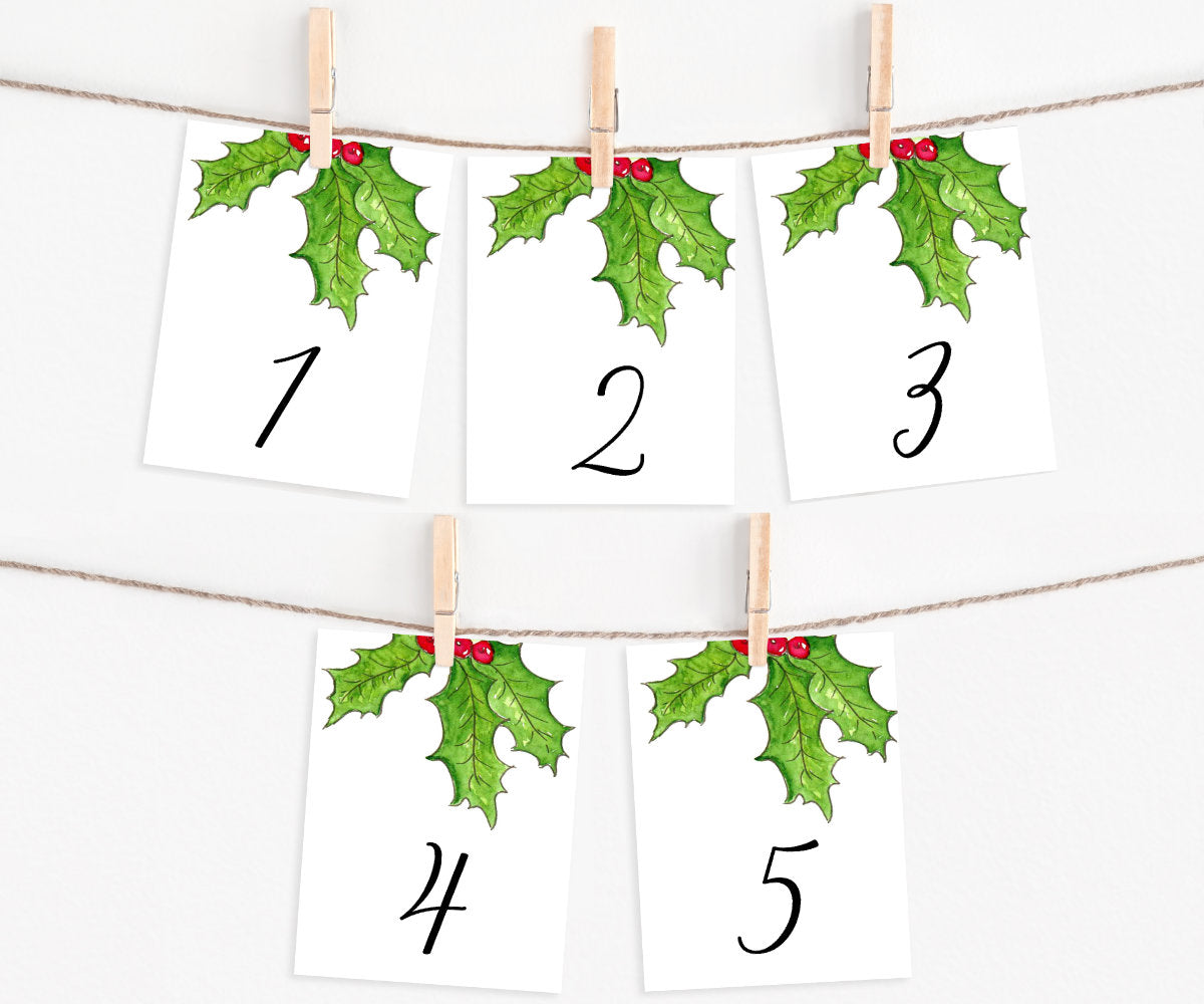 Advent Countdown Garland