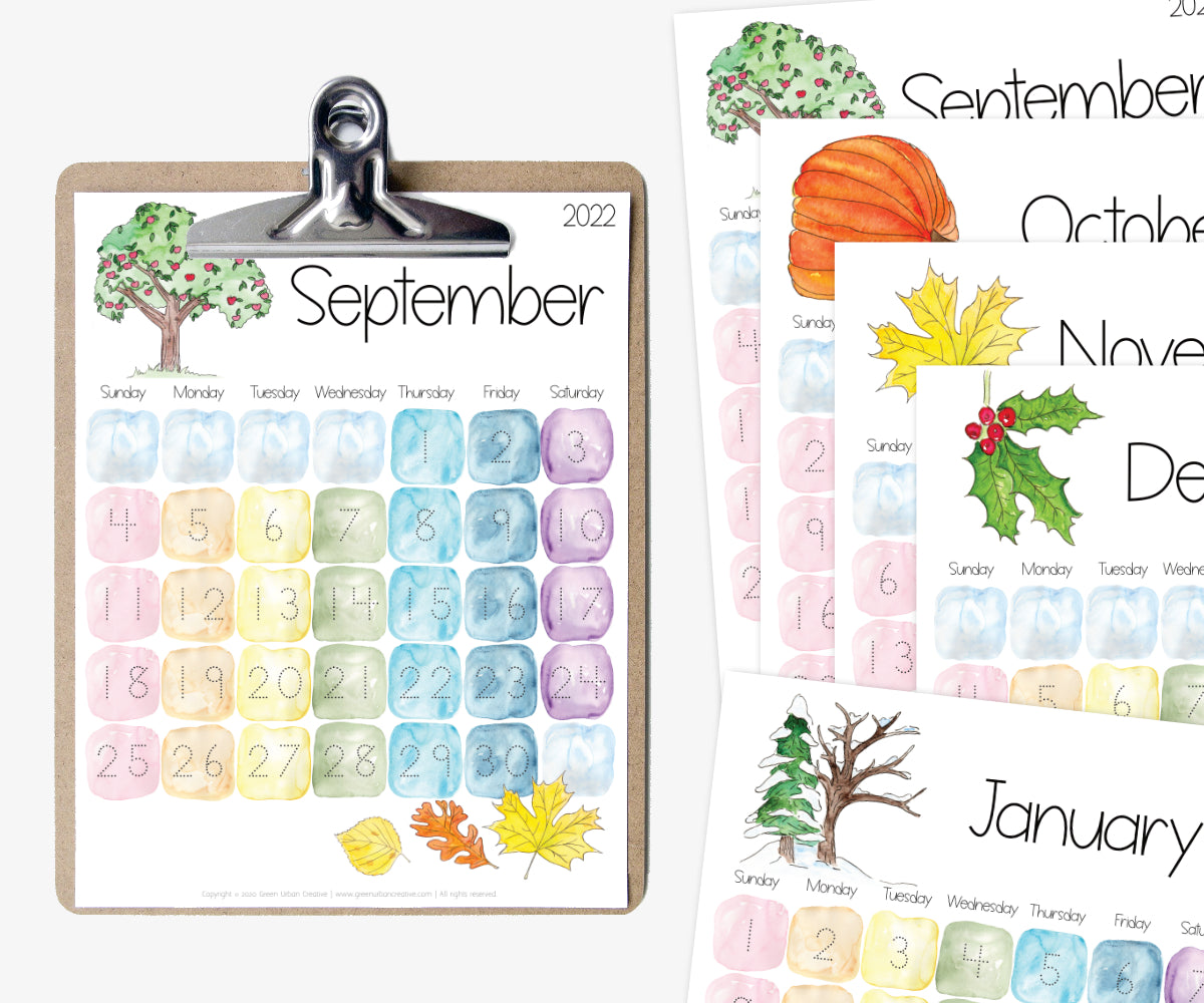 Traceable Calendar August 2022-December 2023