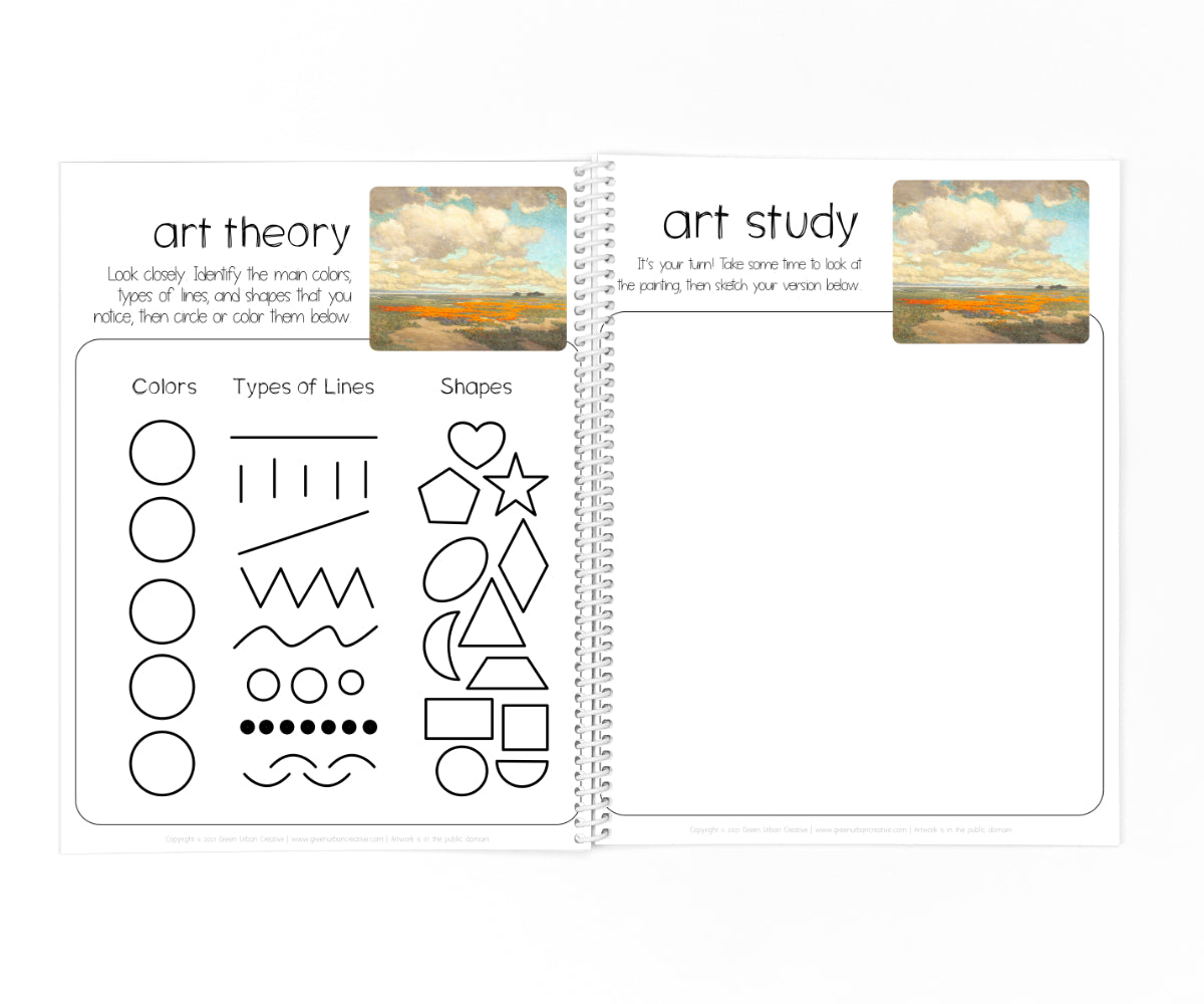 California Poppy Mini Nature Study | Printable