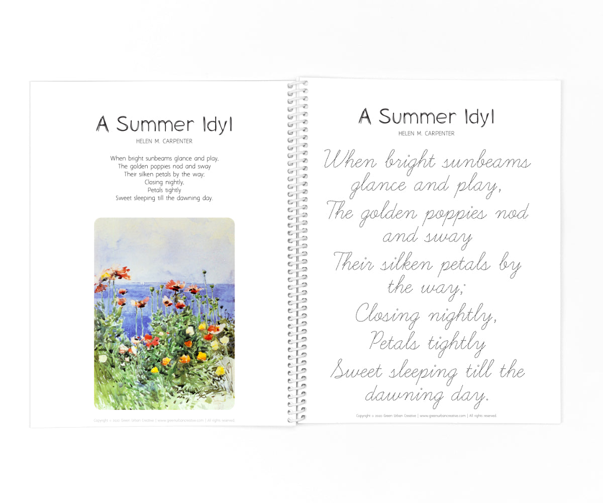 California Poppy Mini Nature Study | Printable