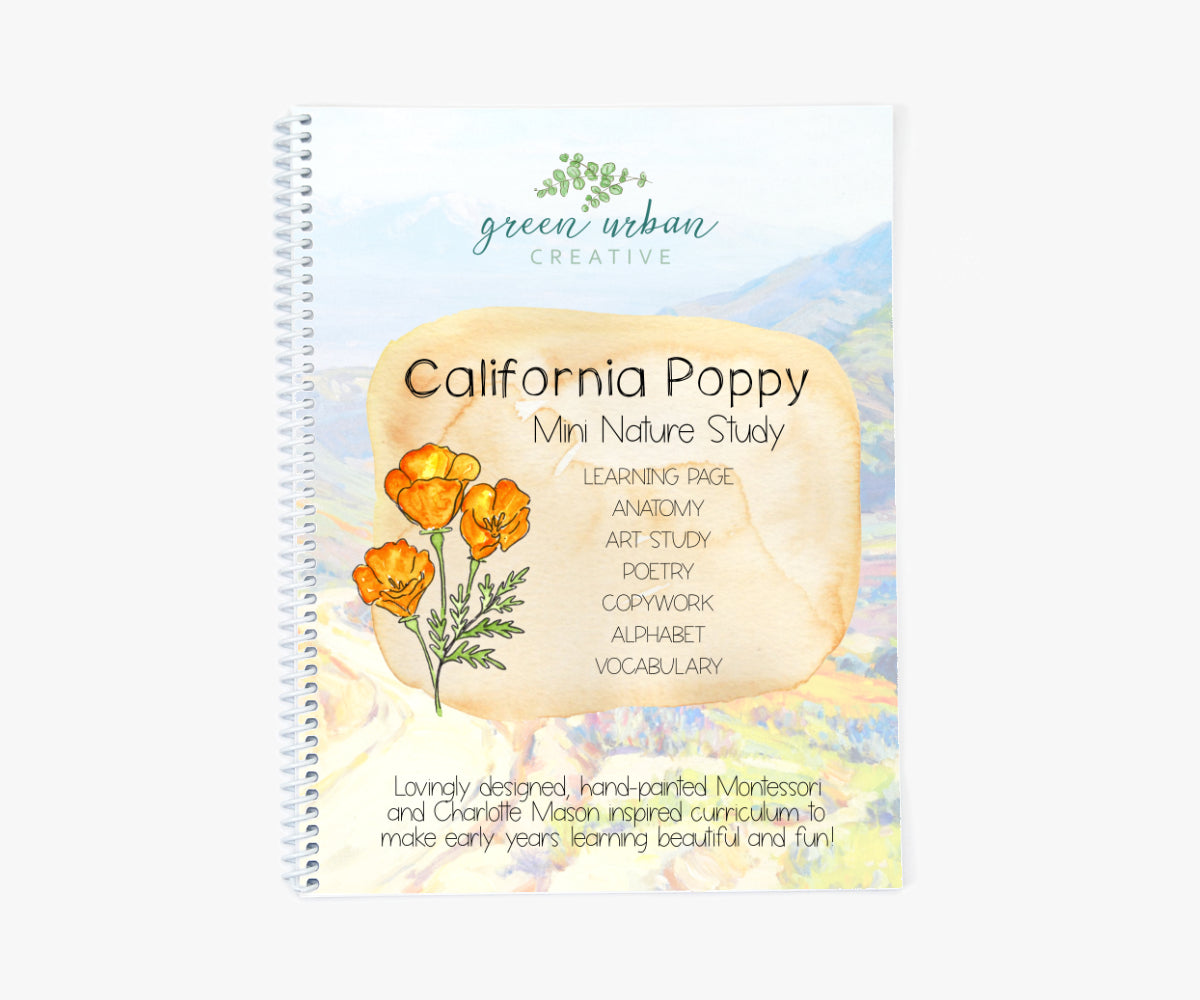 California Poppy Mini Nature Study | Printable
