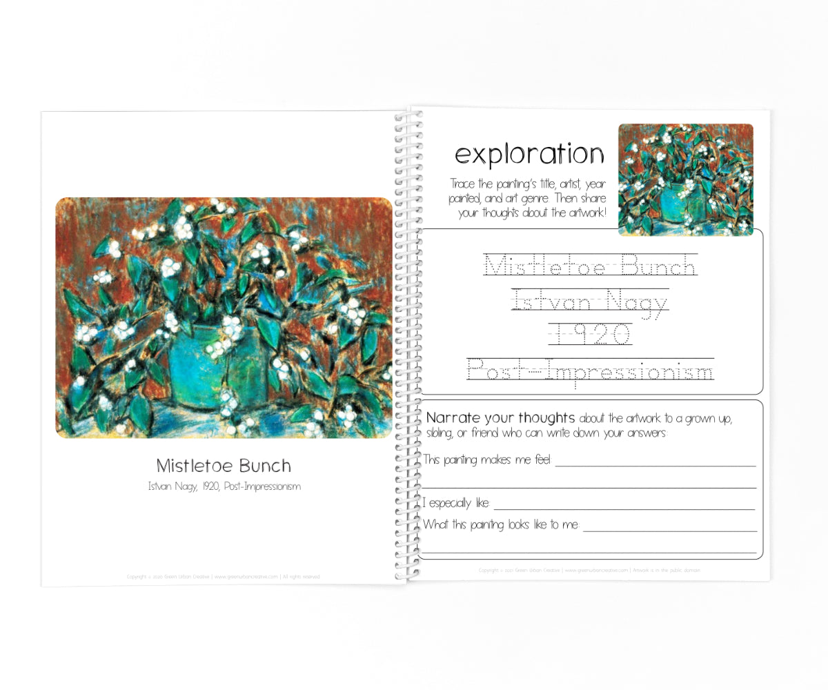 Christmas Flora Art Journal