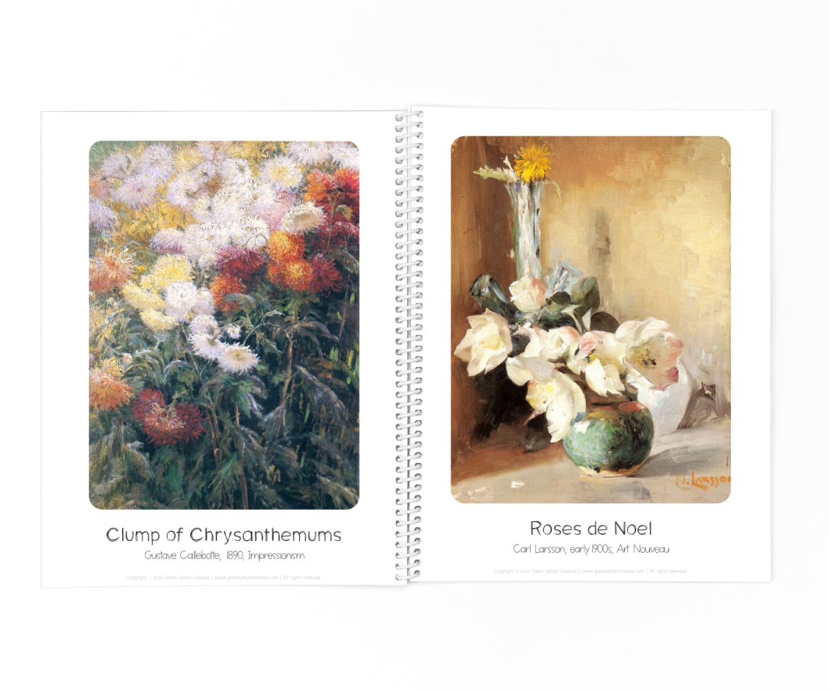 Christmas Flora Art Journal