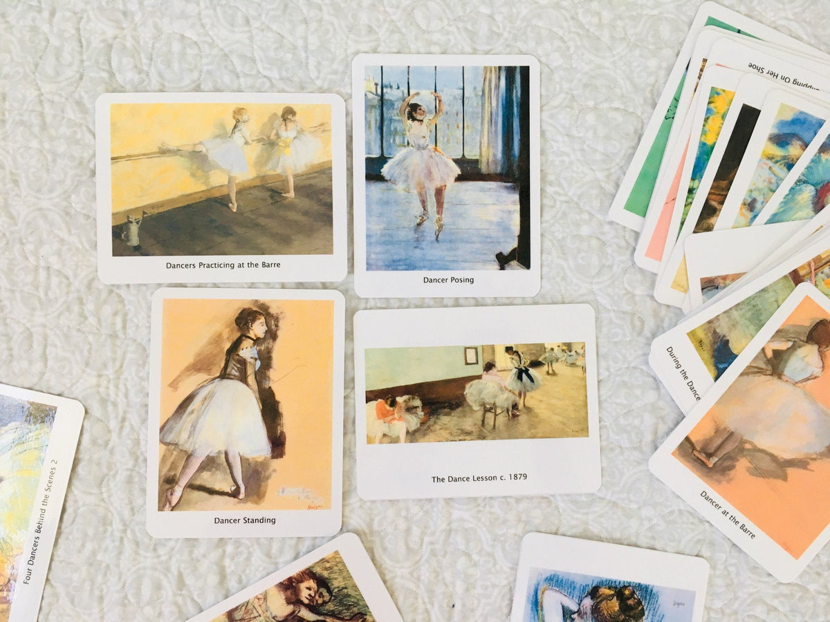 Degas Ballerina Flashcards Digital Download