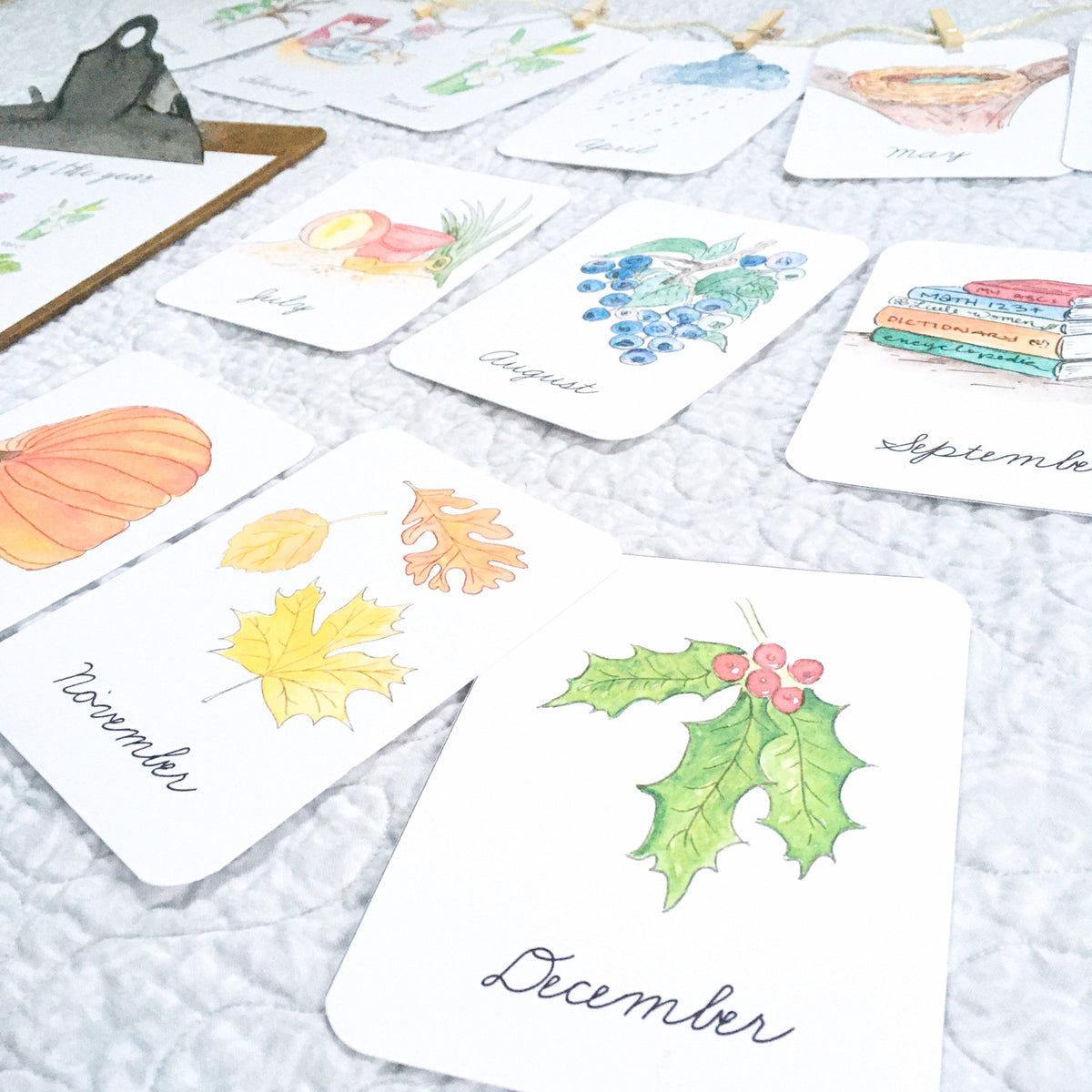 Months of the Year Flashcards | LATIN