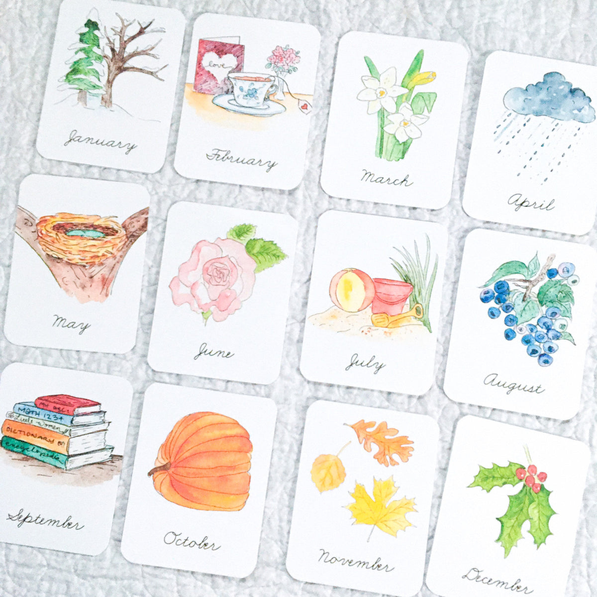Months of the Year Flashcards | LATIN