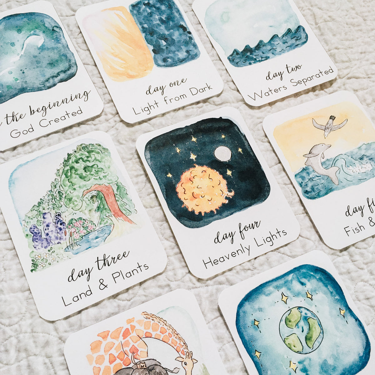 Days of Creation: Scripture Story Cards | Digital Download Version