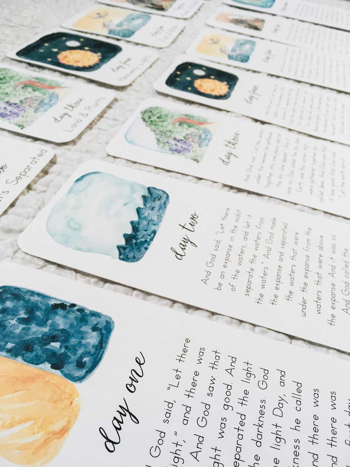 Days of Creation: Scripture Story Cards | Digital Download Version
