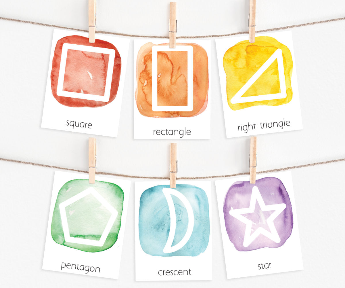 Shape Tracing Cards