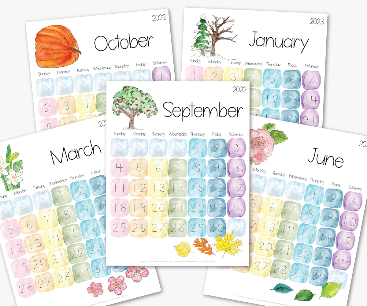 Traceable Calendar August 2022-December 2023