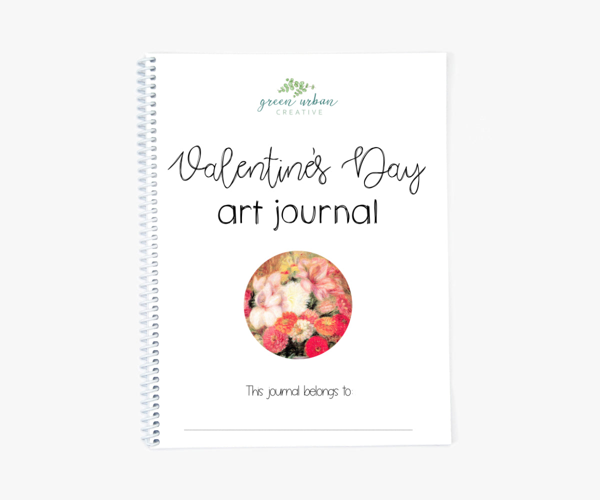 Valentine's Day Art Journal