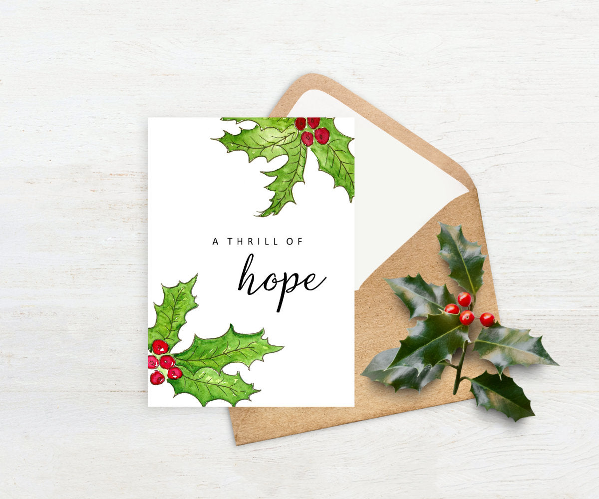 Botanical Christmas Cards | Printable